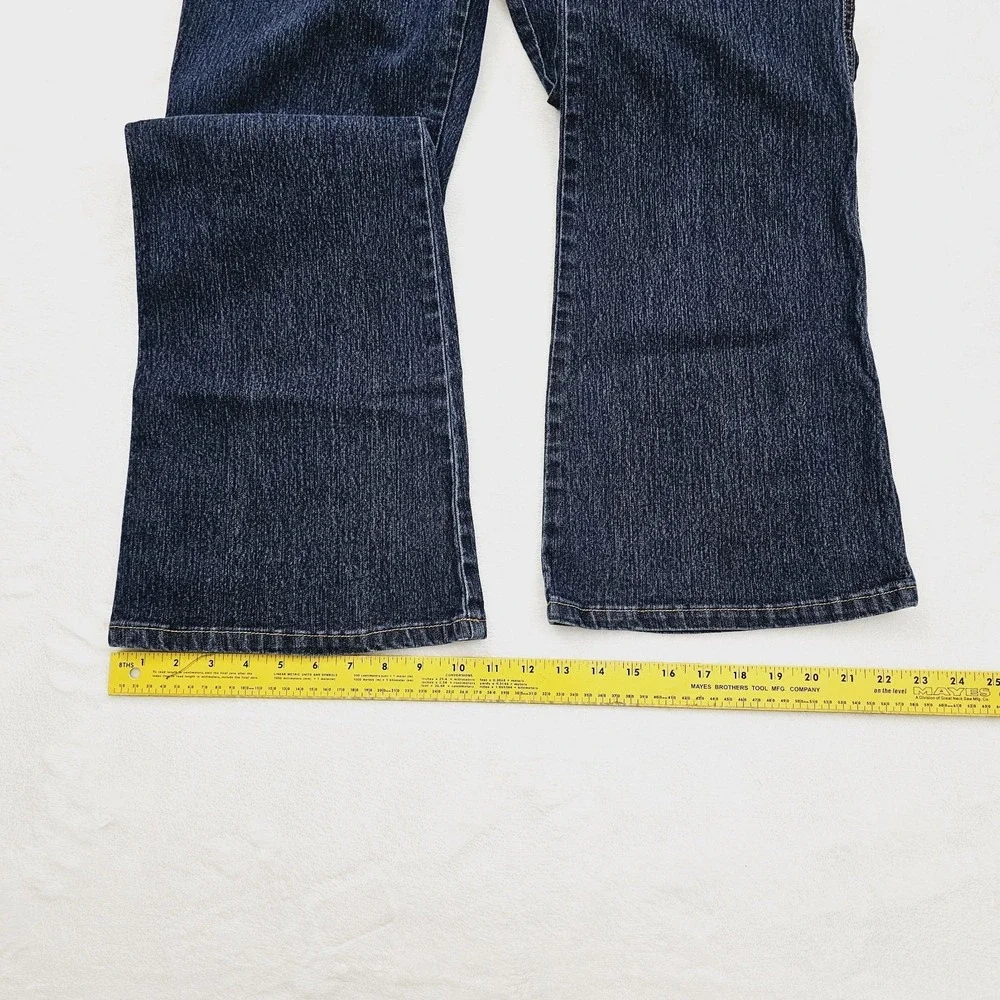 Glo Womens 15 Bell Bottom Flare Jeans‎ Junior Denim Blue Y2K Americana